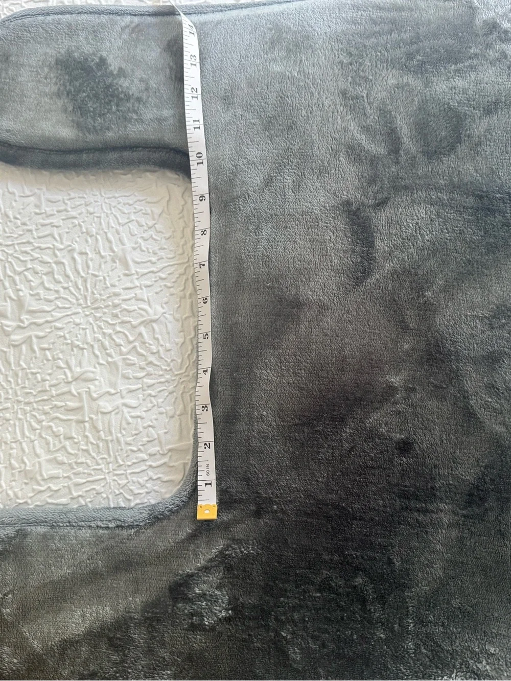 Gorilla Grip 3-Piece Gray Bathroom Rug Bath Mat Set